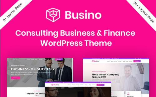 Busino - Business Consulting & Corporate WordPress Theme theme free